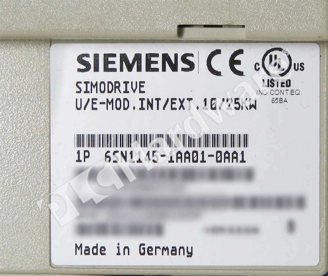 Siemens 6SN1145-1AA01-0AA1 6SN1 145-1AA01-0AA1 SIMODRIVE 611-A/611-D 10/25 kW