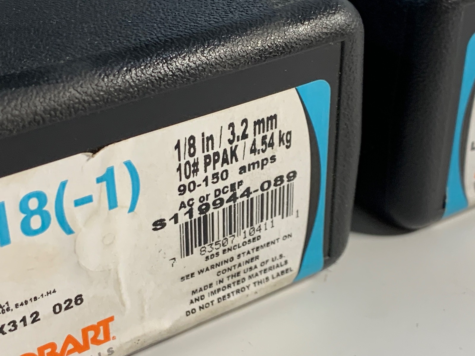 Hobart 1/8″ Stick Electrode Welding Rods E7018, 10 Lb each (40lbs TOTAL)