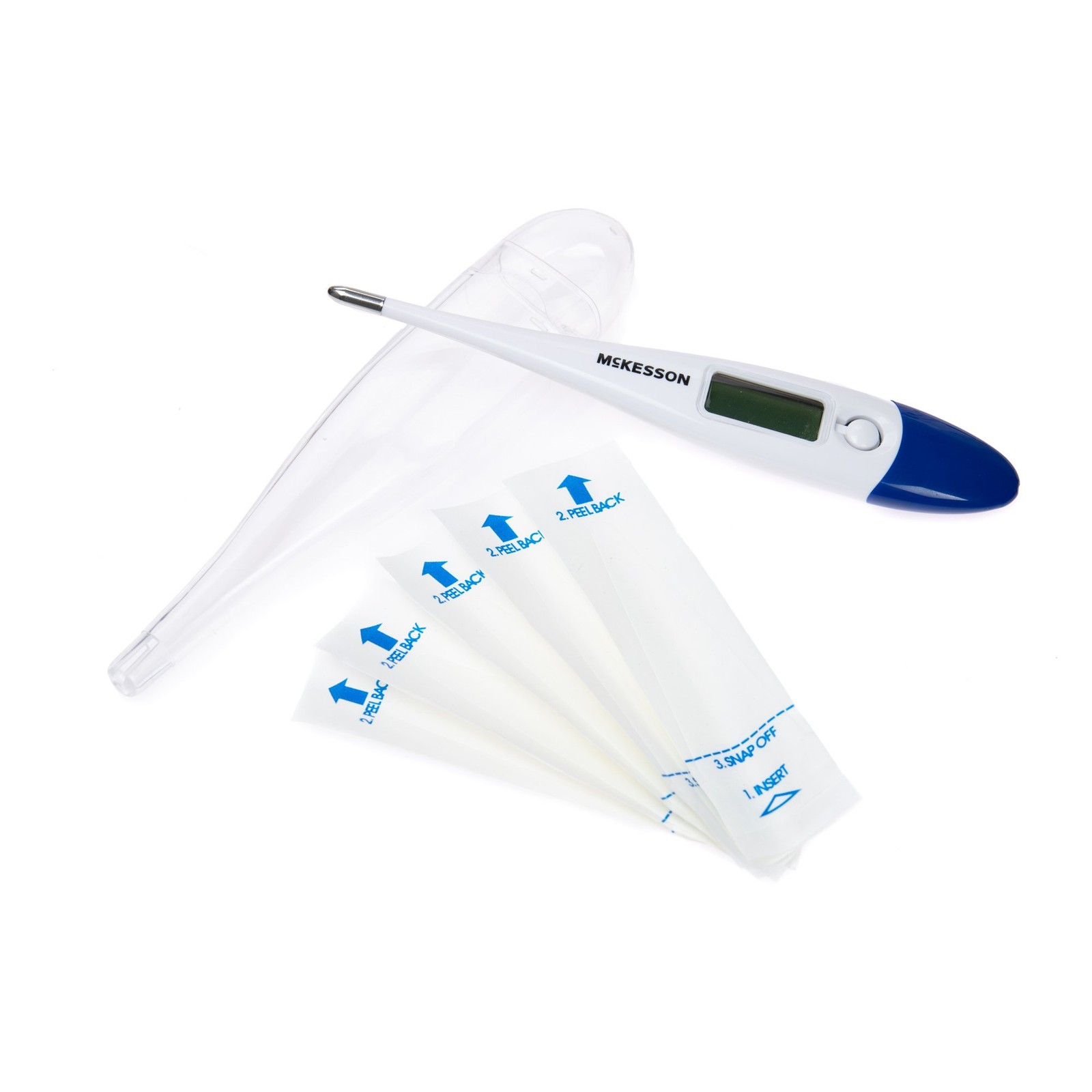 McKesson Oral Digital Thermometer Stick LCD Display 16-415GMHT 1 Each