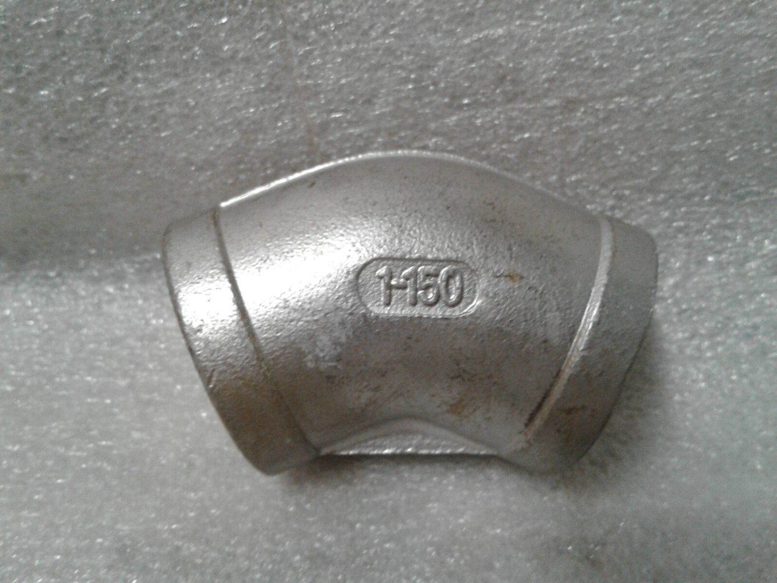 Qty 10 Smith-Cooper 45 Degree Threaded Elbow 304 Stainless 1″ 150# Cast S3014F