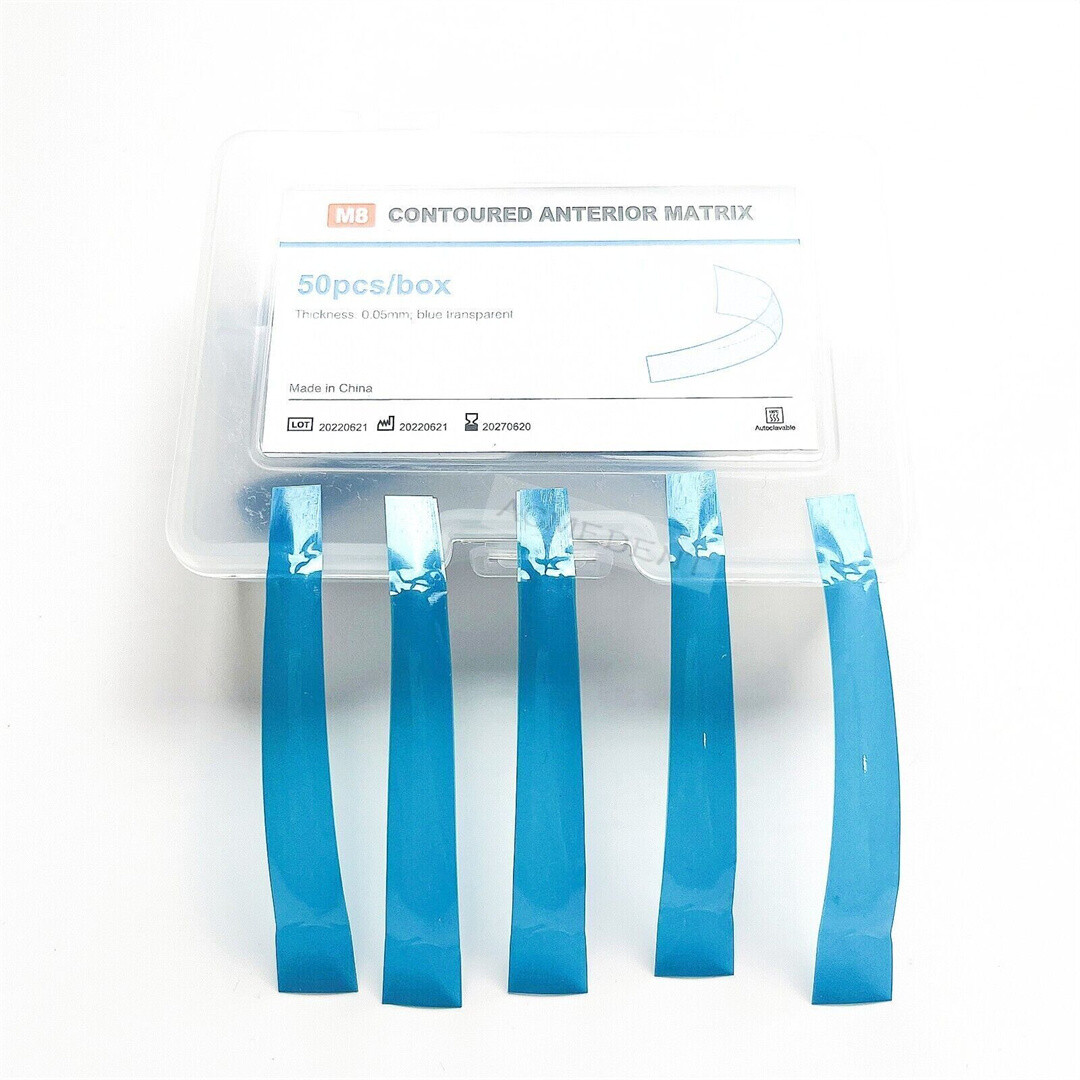 Dental Anterior Twin Matrices Cervical Matrix Blue Strip Fits TOR VM Minideep