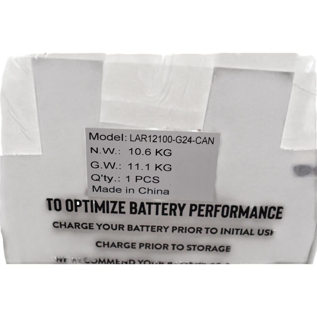 NEW Dakota Lithium LAR12100-G24-CAN 12V 100Ah LiFePO4 Group 24 Deep Cycle Batter