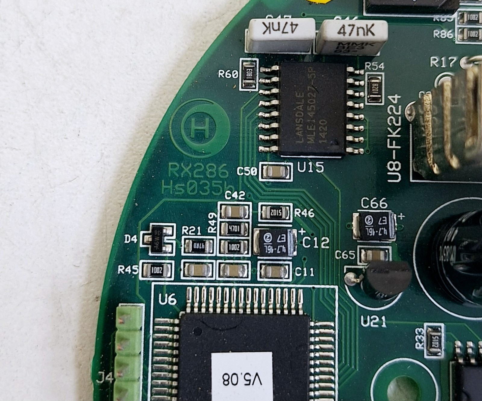 Hernis Scan Systems PBA RX286 / Hs035b / HRN EX286 CAM / FASTPCB E300750 PCB Car