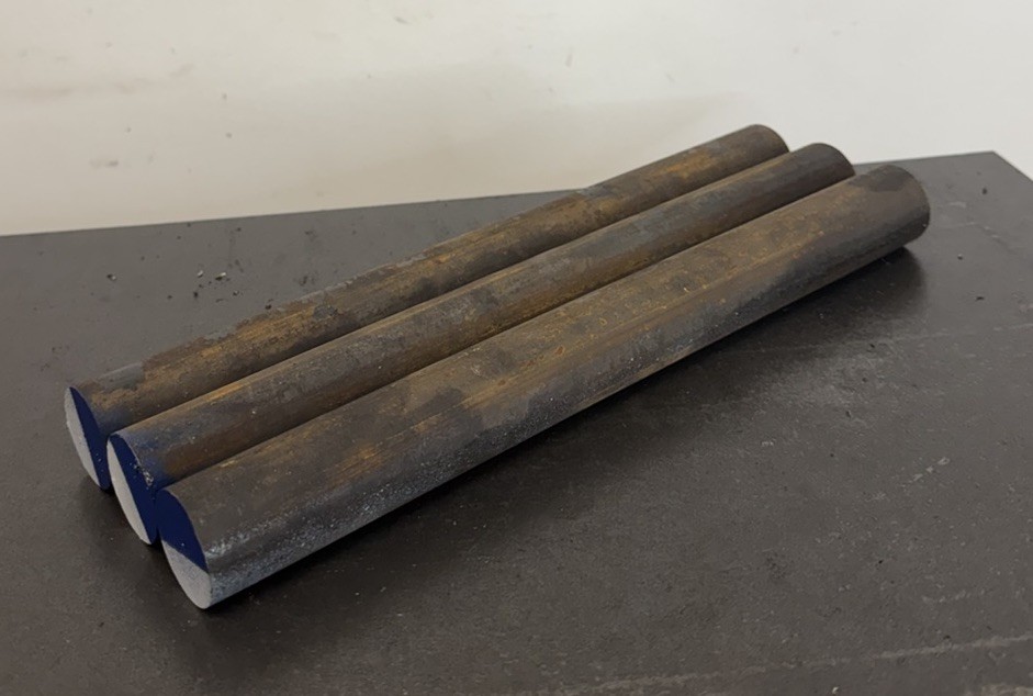 1-1/4″ Diameter Hot Roll Steel Round Bar Stock 1-1/4″ x 12″ Long (3 PC LOT)