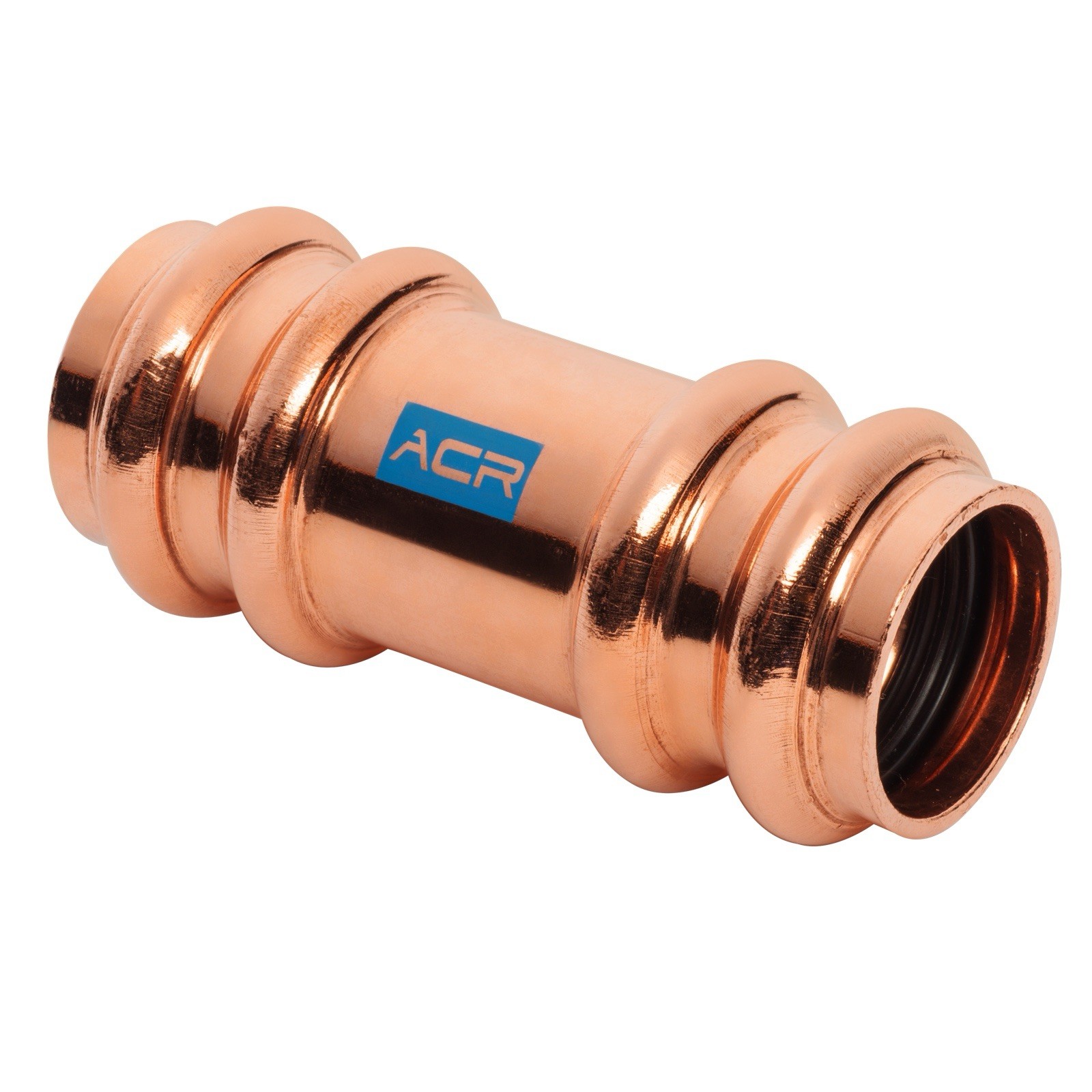 Streamline Mueller ACR Press Fittings 3/8” Coupling For HVAC and Refrigeration