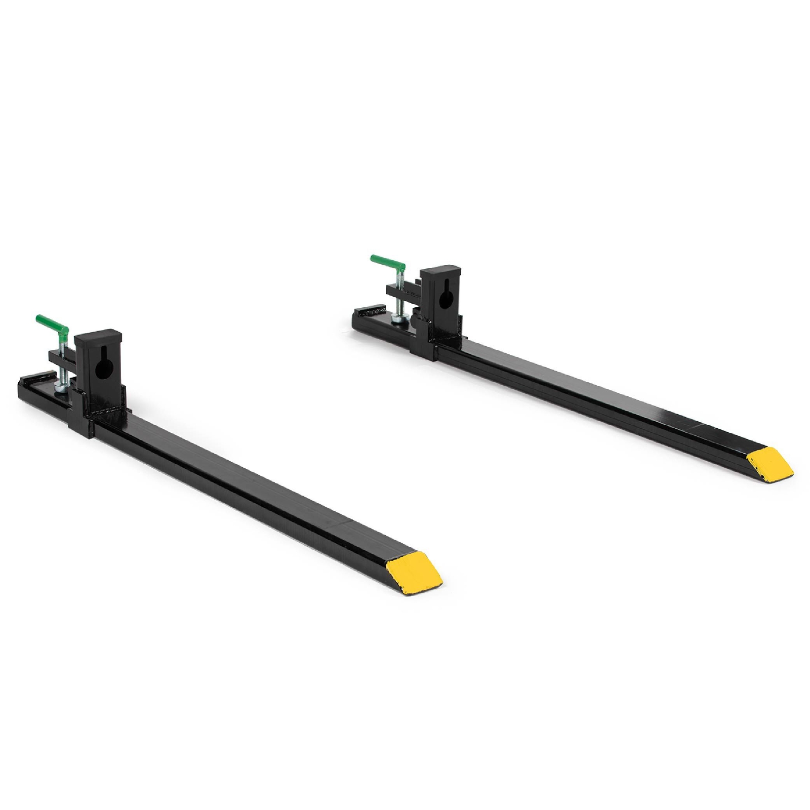 Titan Attachments Medium-Duty 60″ Clamp-on Pallet Forks, 46″ x 4″ Fork Length