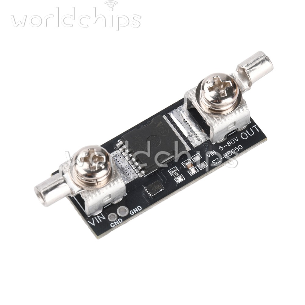 80V 50A Ideal Diode Module, 2mΩ Low Voltage Drop MOSFET for Power Supply