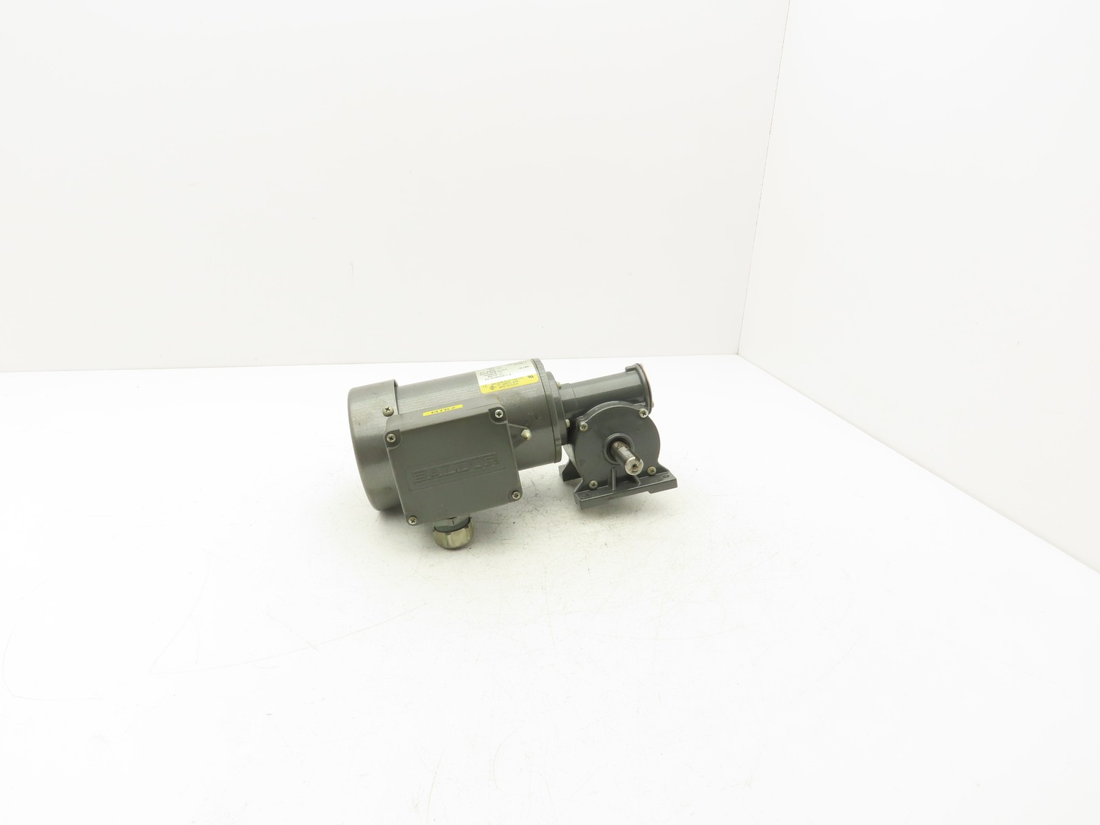 Baldor GM3340 AC Gearmotor 40:1 Reducer 1/4 Hp 42RPM 208-460V 3Ph RH Output