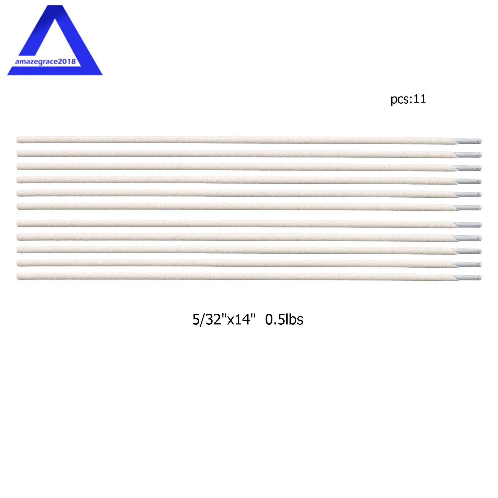 E4043 Aluminum Electrode Rod 5/32» × 14» – 0.5 Lbs for Easy Welds and Repairs