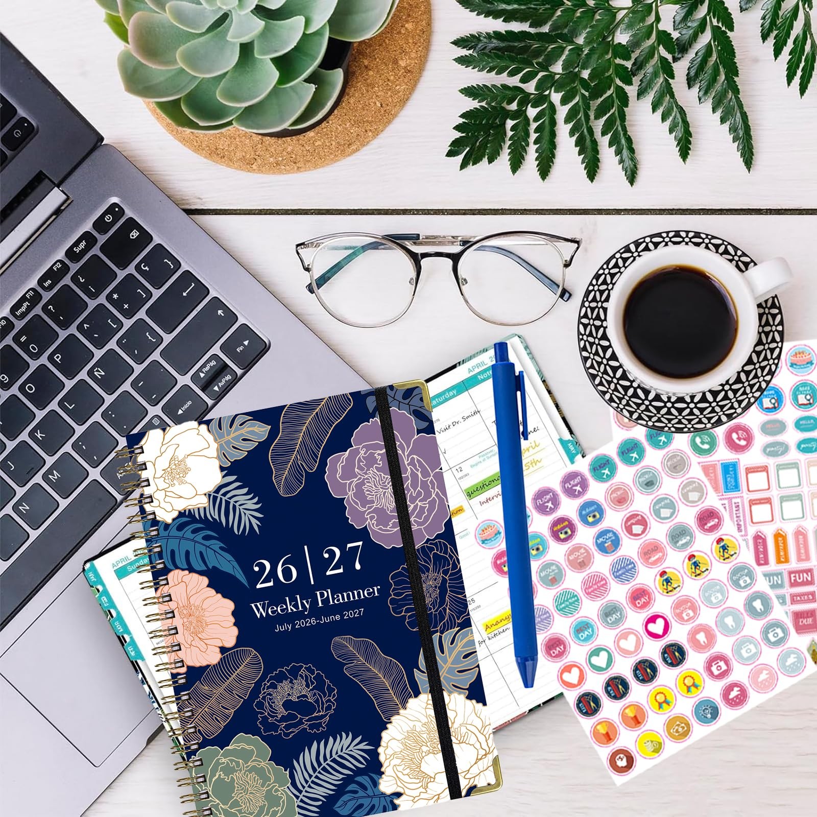 Planner 2026-2027,Agenda 2026-2027, July 2026 to June 2027 Monthly Weekly