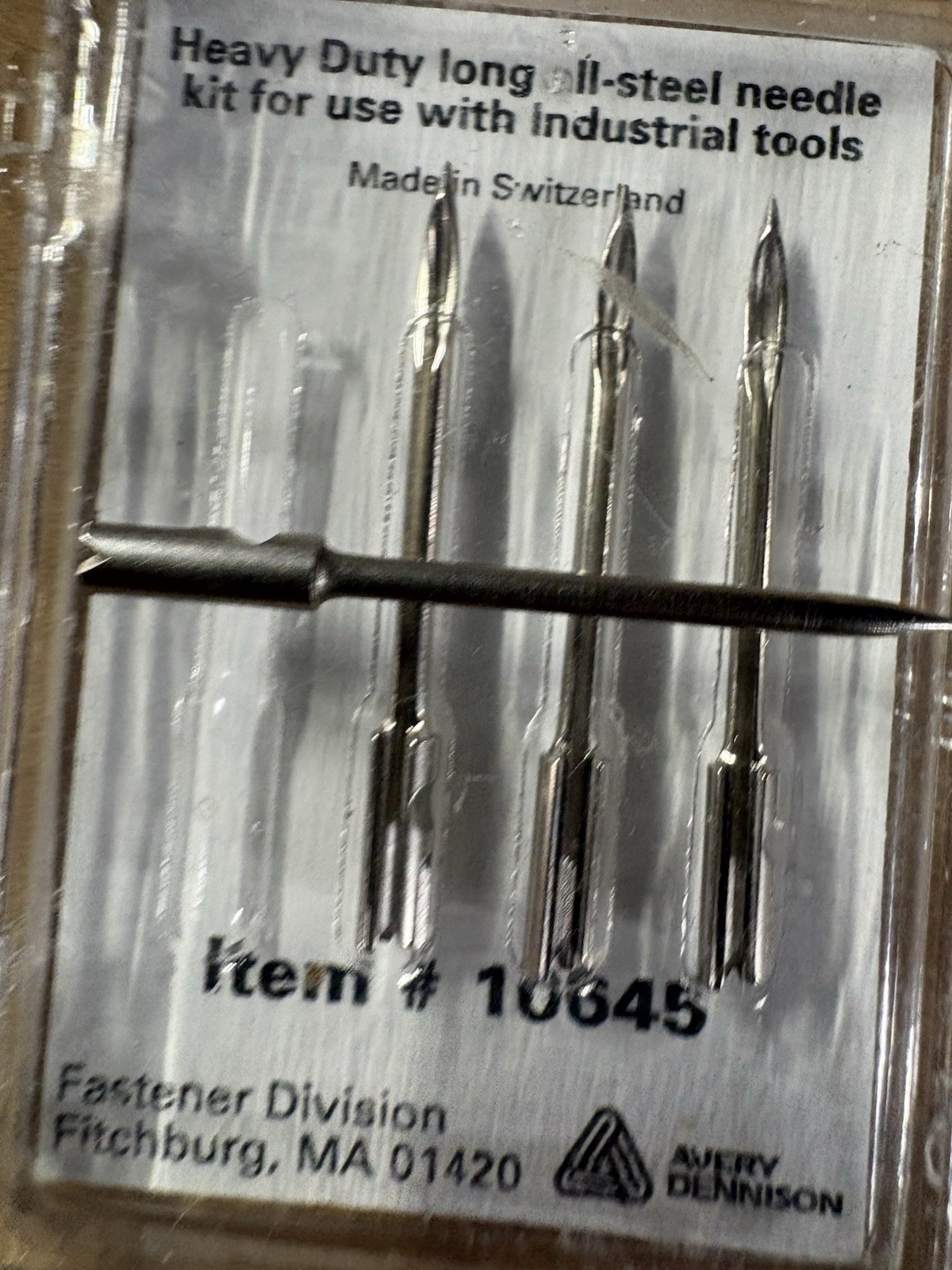 Heavy Duty Long Needles Price Tag Gun Avery Dennison Made In Switzerland
