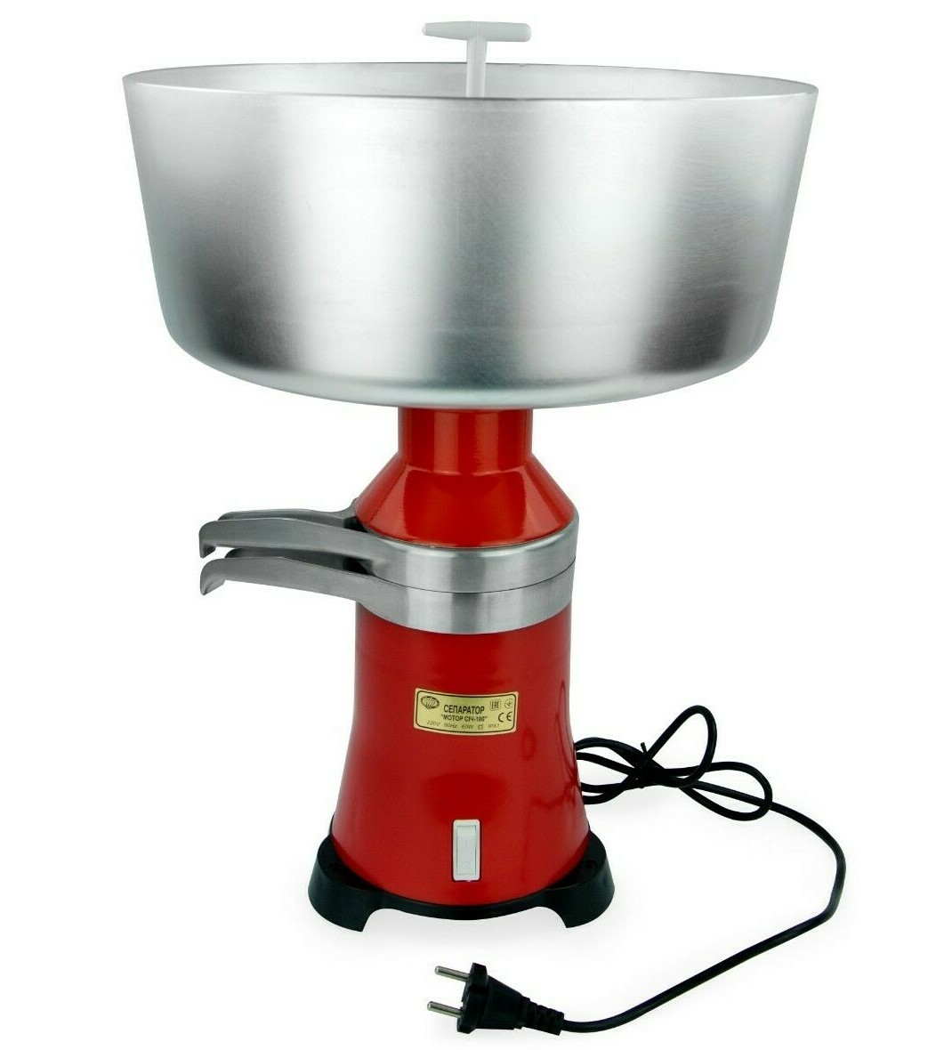 NEW!!! MILK CREAM ELECTRIC CENTRIFUGAL SEPARATOR MACHINE METAL 100L/H WORLDWIDE