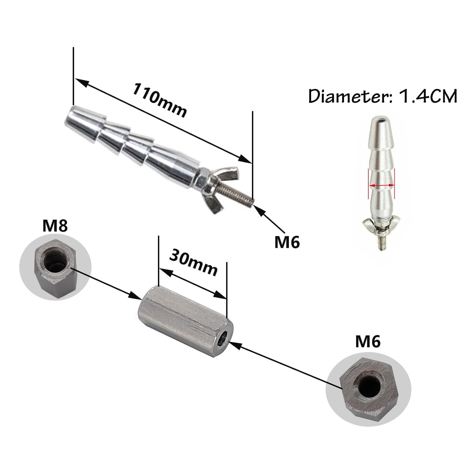 Reciprocating Motor Linear Actuator 24V 30~150mm Variable Speed 120rpm Fast DIY