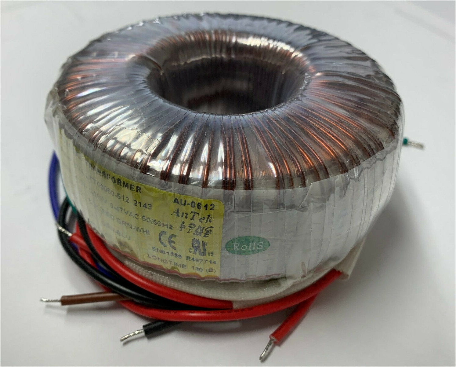 277V 230V 115V Industial Control Power Transformer 50VA 12V x2 AU-0512 Antek
