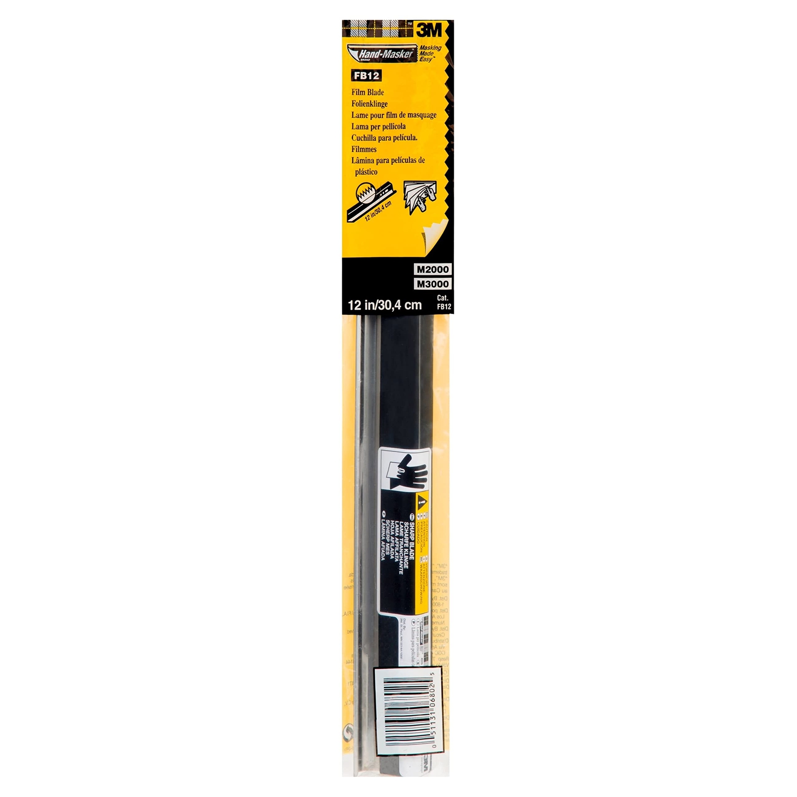 Scotch Painter’s Tape FB12 3M Hand Masker Film, 12-Inch, Yellow