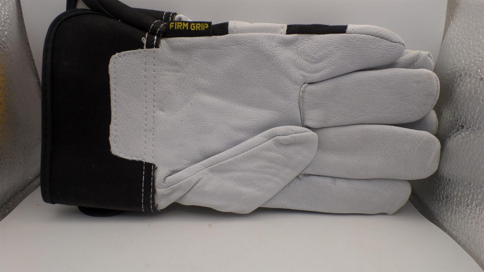 FIRM GRIP 65053 GOATSKIN LEATHER PALM GLOVE, SOFT ABRASION RESISTANT “LARGE”