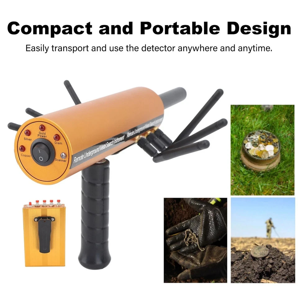 AKS Remote Underground Metal Search Instrument for Copper, Silver and Gold