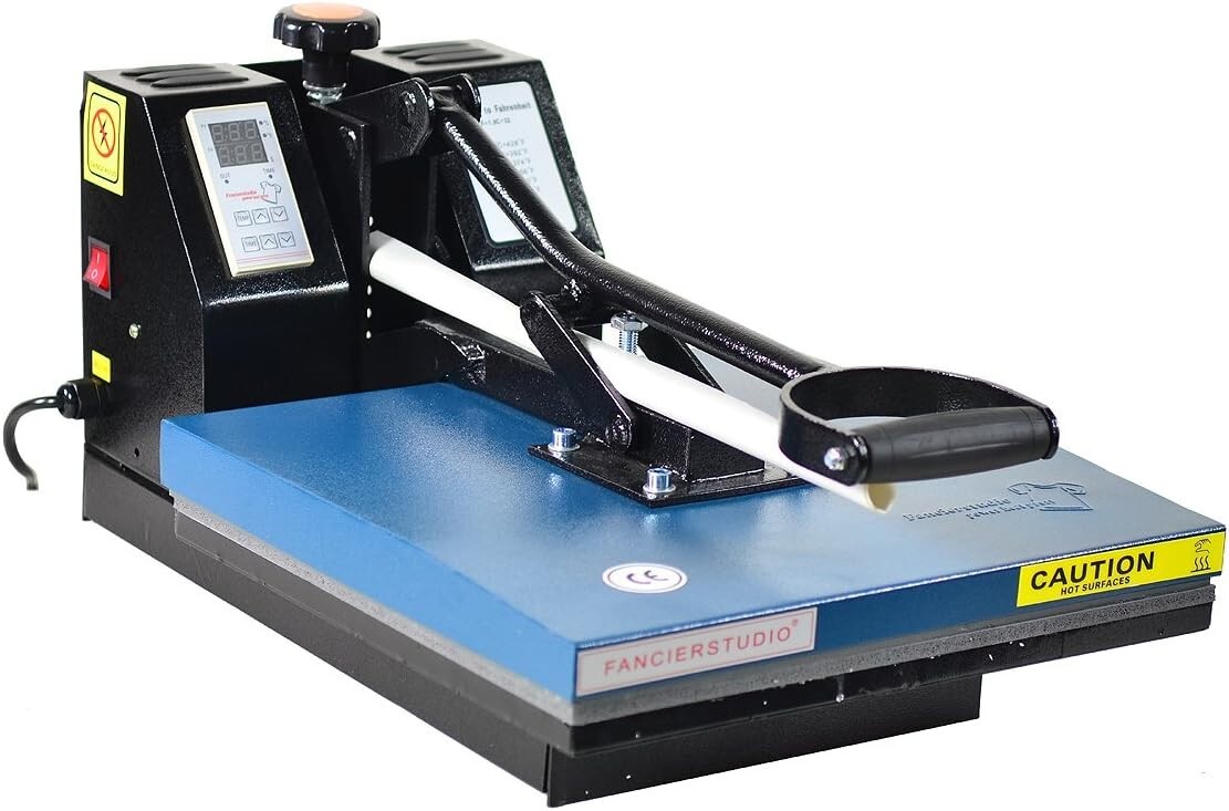 Fancierstudio Heat press Digital Heat Press 15 x 15 Sublimation T-shirt Machine