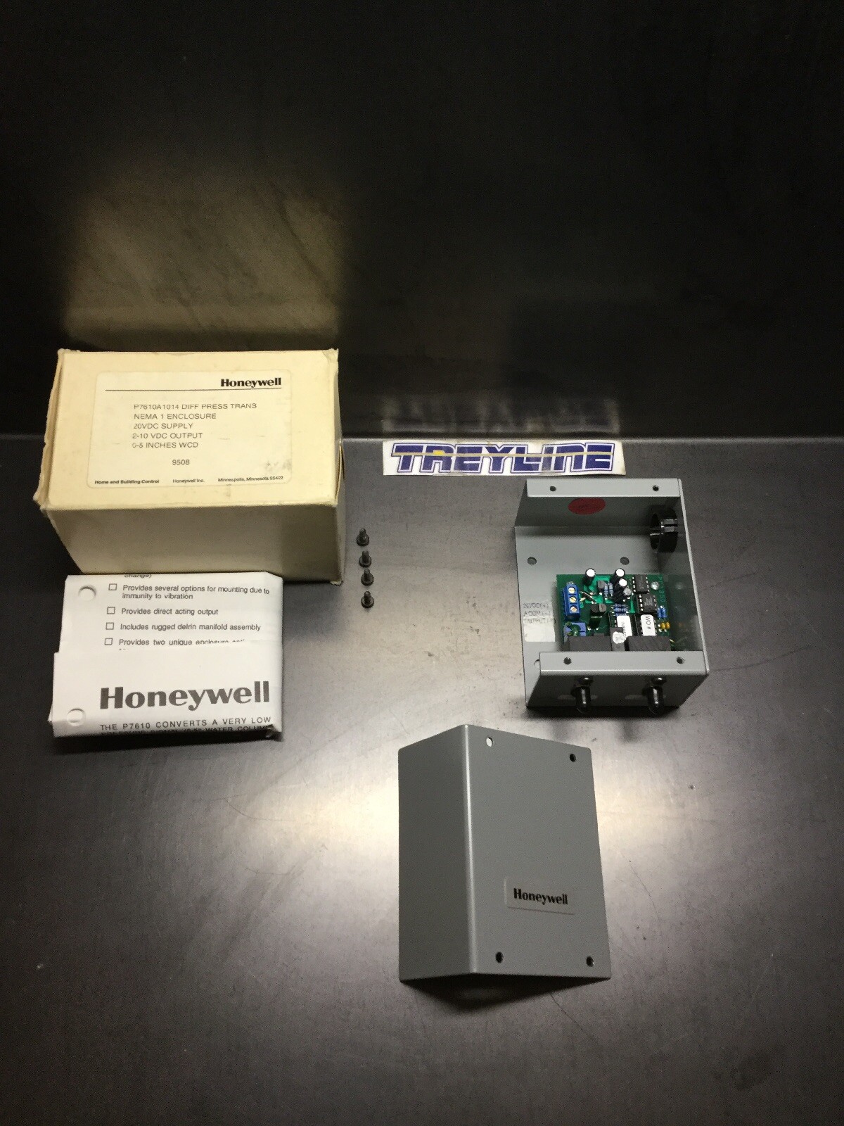 NEW, HONEYWELL, P7610A1014, DIFFERENTIAL PRESSURE TRANSMITTER, 20VDC. (8B-1)