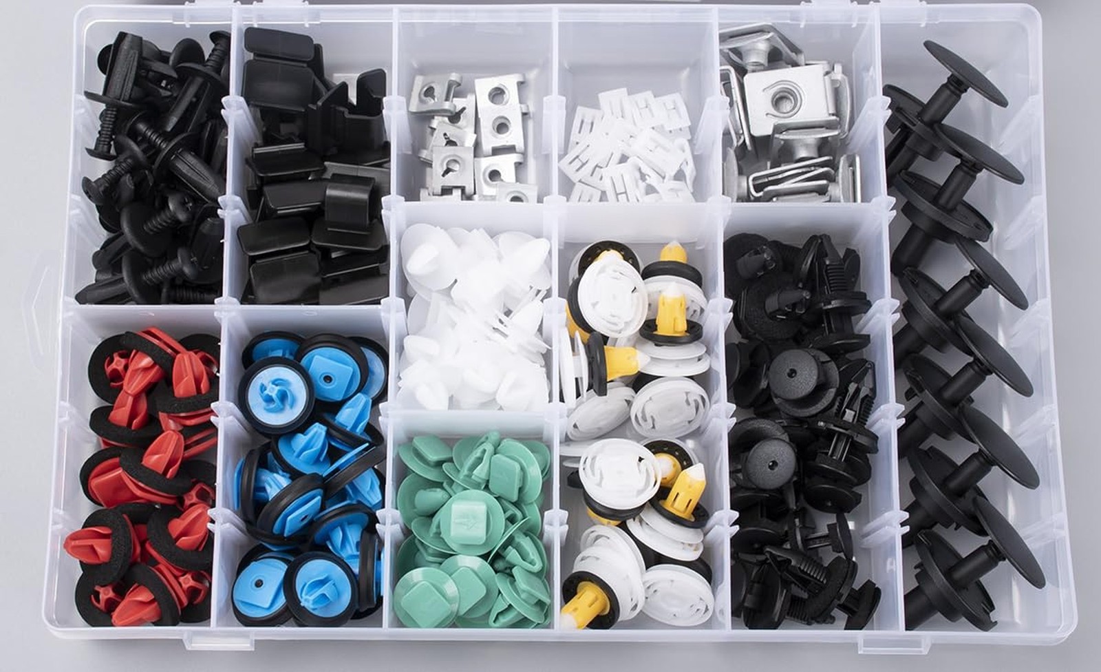 181pcs for Jeep Renegade 2015-On Auto Body Interior and Exterior Retainer Fas…