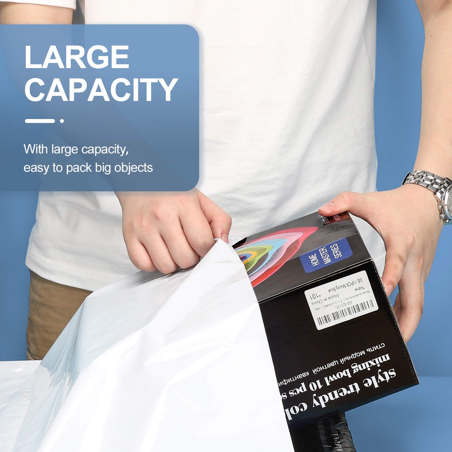 Metronic Poly Mailers 9X12 100 Pcs | Durable Shipping Bags for Clothes 9×12 | Pl