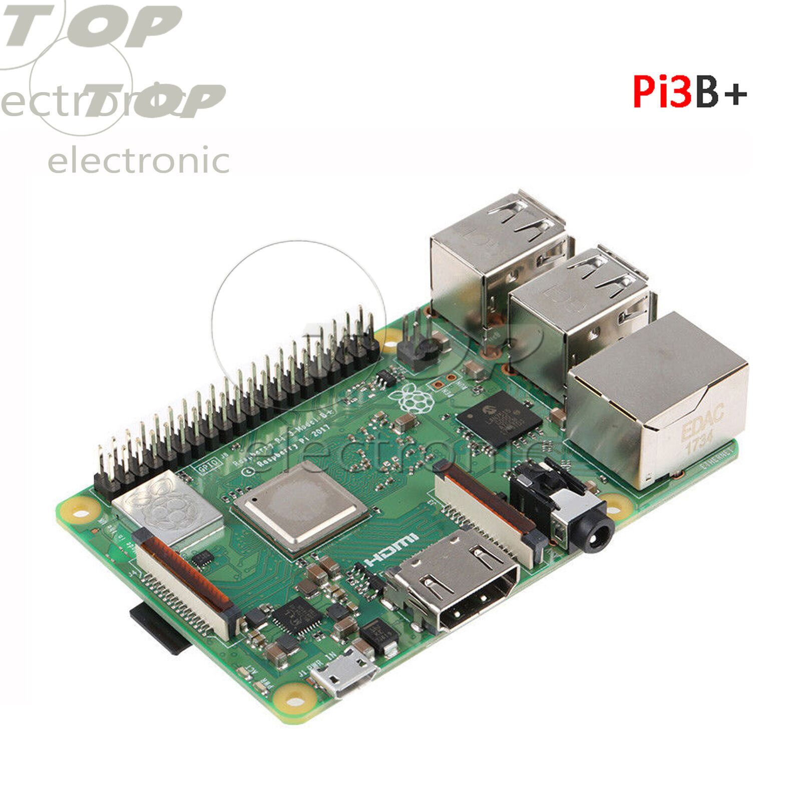 Raspberry Pi 3 Model B Plus 1.4GHz Quad Core 64Bit 1GB RAM (2018 Model)