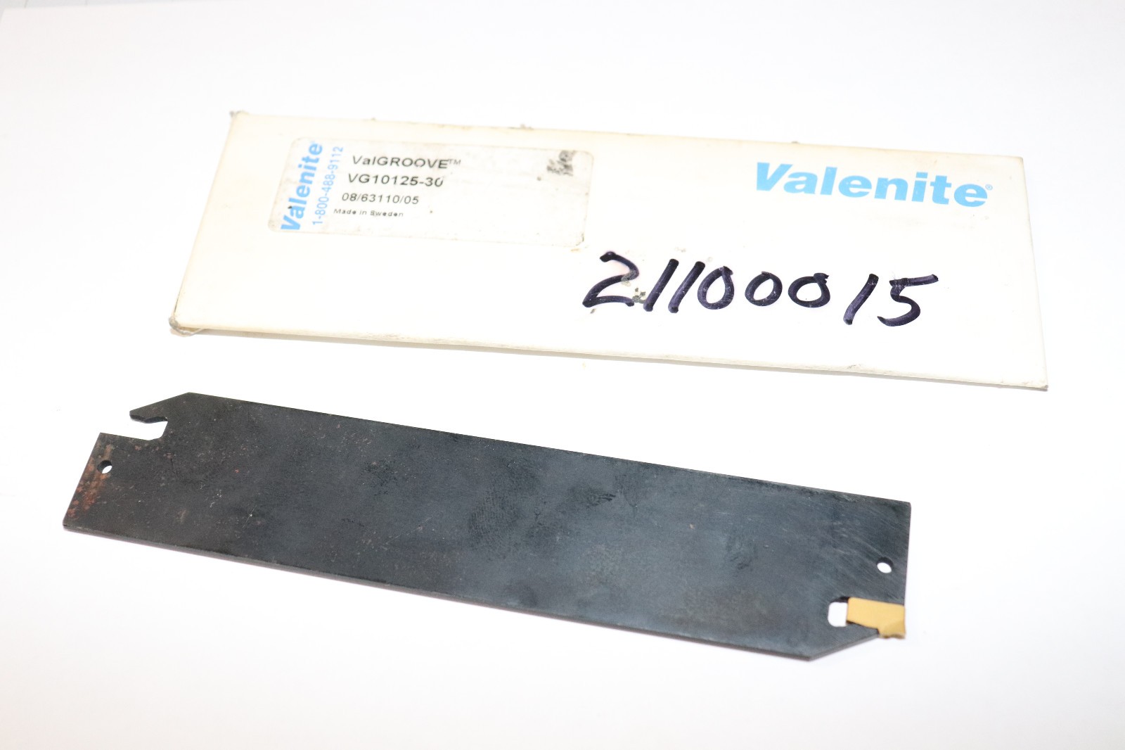 Valenite ValGROOVE VG10125-30 Double Ended Cut Off Blade w/ Carbide Insert