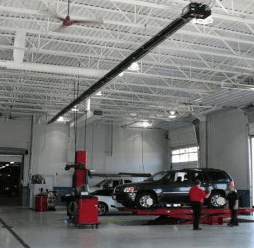 60 ft Infrared TUBE HEATER – Propane – 200,000 BTU – 120 Volts – Commercial