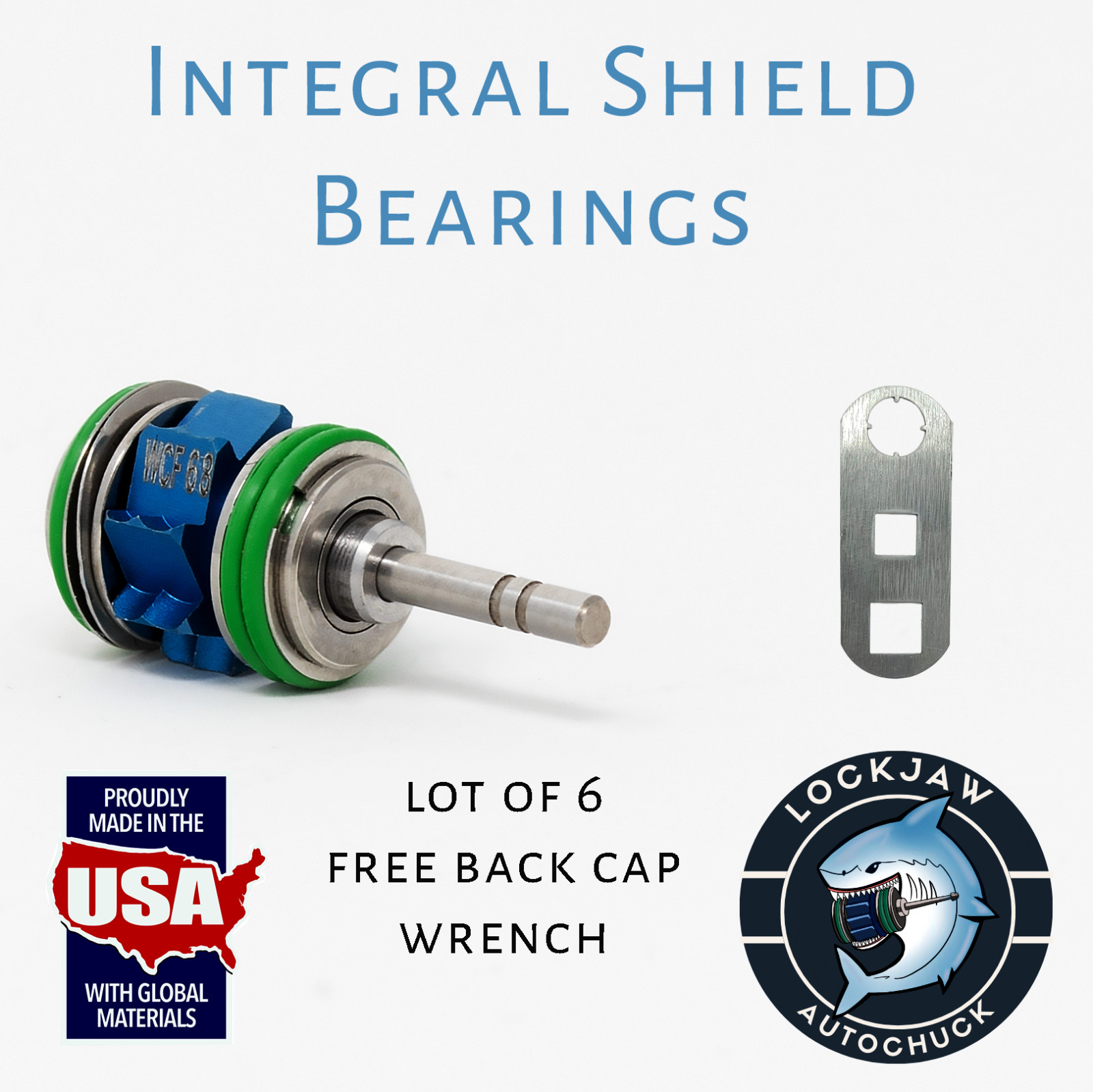 Star 430 SWL Push Button Turbines Lube Free INTEGRAL SHIELD Ceramic Lot of 6