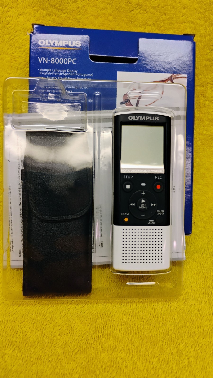 Olympus Digital Voice Recorder VN-8000PC Tested And Working