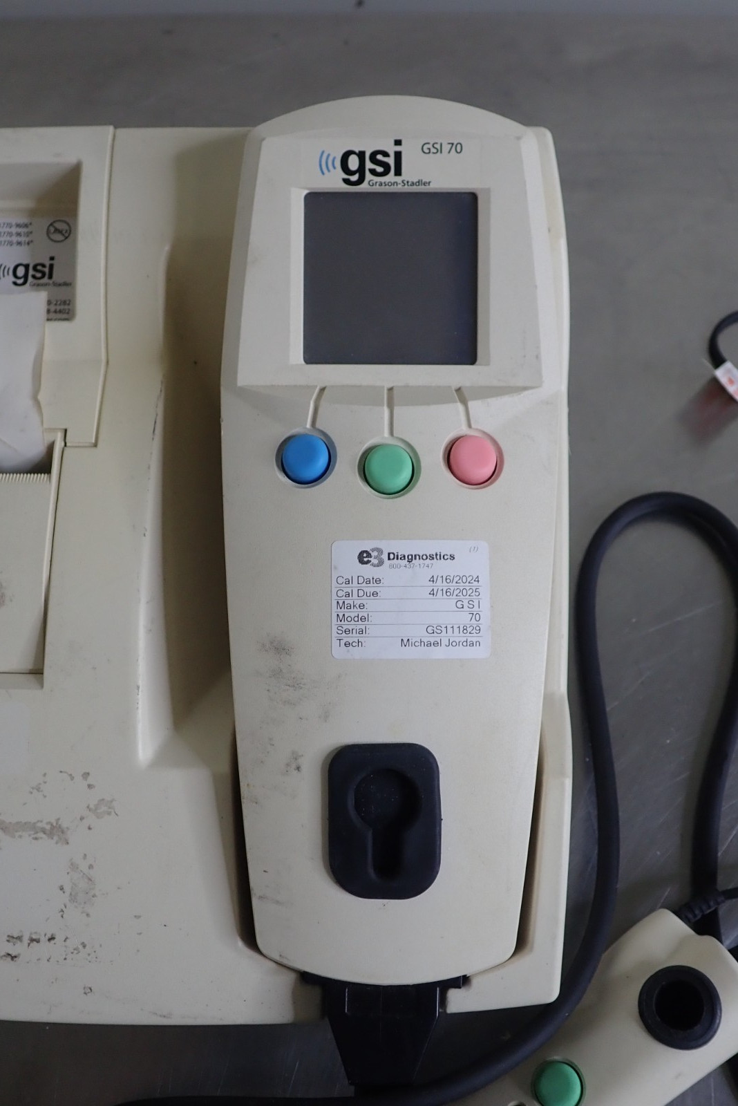 GSI Grason-Stadler 70 Automated OAE Otoacoustic Emissions Screener