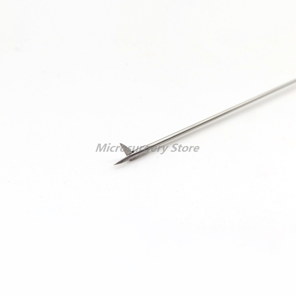 Φ1.6 ( 5 fr ) x 410 mm Single Action Sharp Head Semi Rigid Hysteroscopy Scissors
