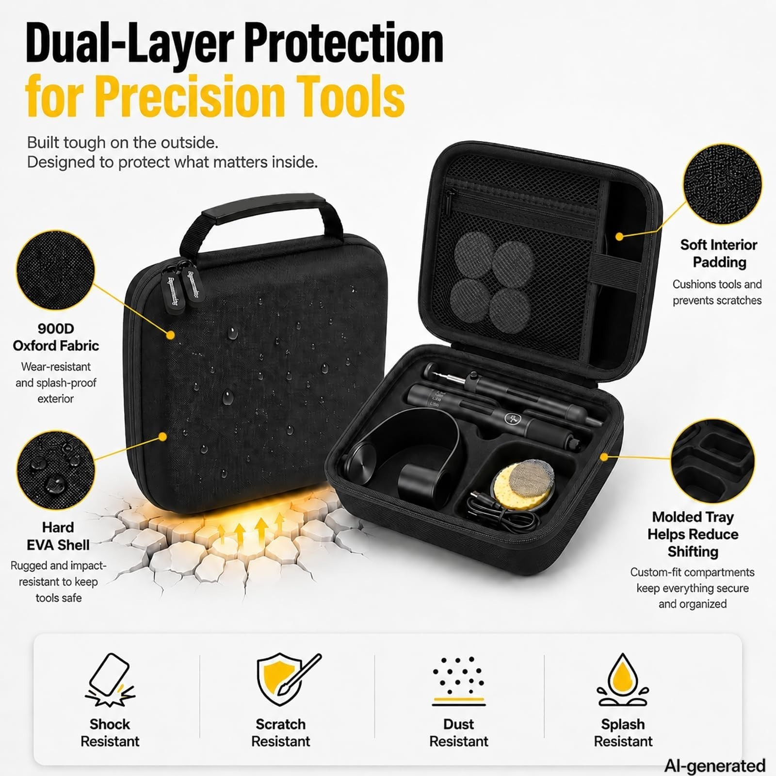 Againmore Carrying Case for Fanttik T1 Max Soldering Iron Kit