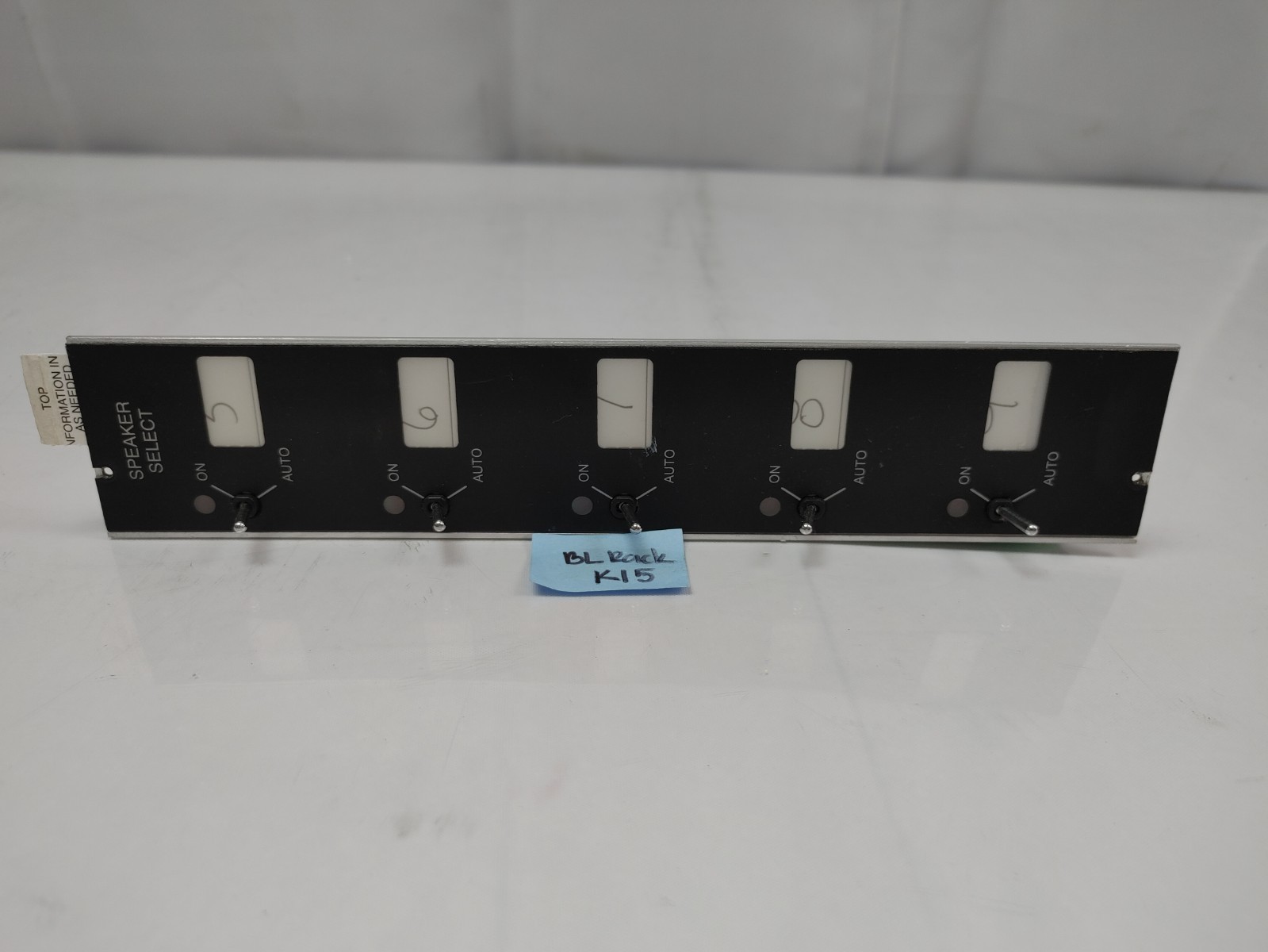 FCI SIM-SS SPEAKER SELECT SWITCH BOARD 1120-0626 Rev C Fire Alarm