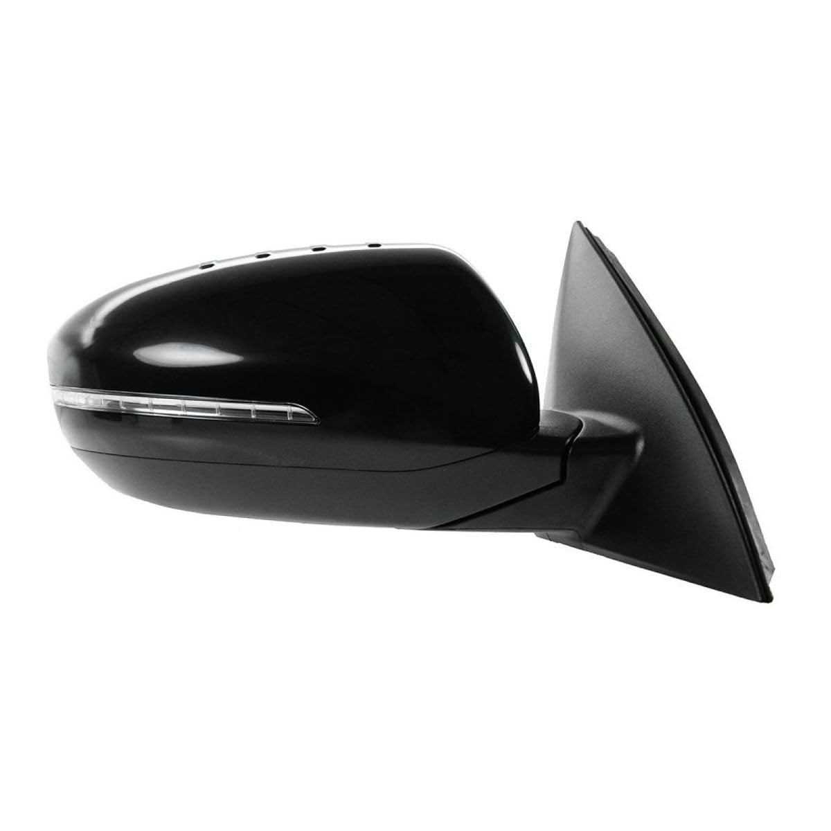 Passenger Power Fold Heated Signal Mirror Kia Optima 12-13 EX LX SX 3-Hole Black