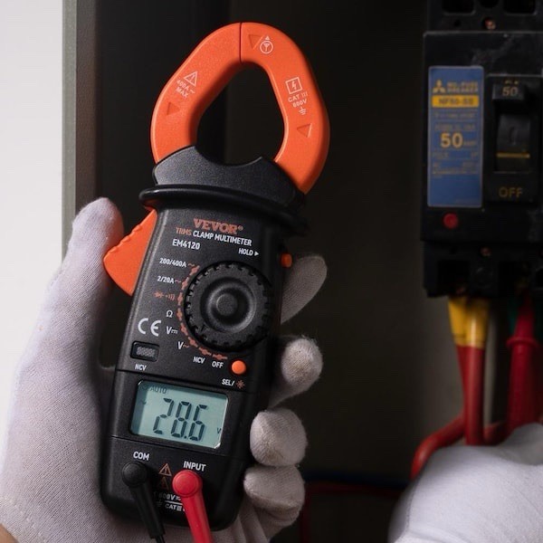 400 Amp Digital Clamp Meter AC DC Multimeter True RMS Auto Ranging NCV