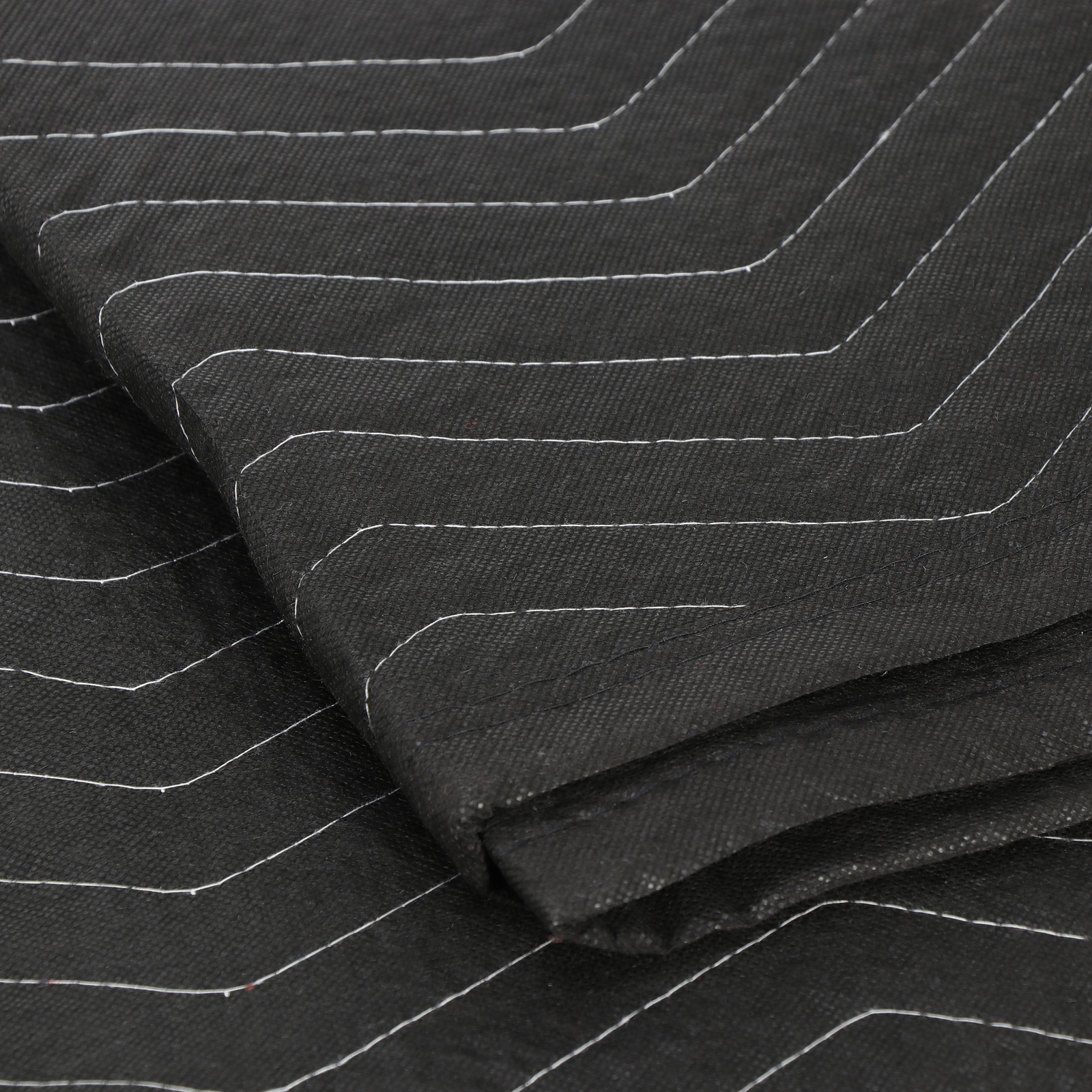 24 Pack Moving Blankets 80″ x 72″ Pro Economy Shipping Furniture Pads Black