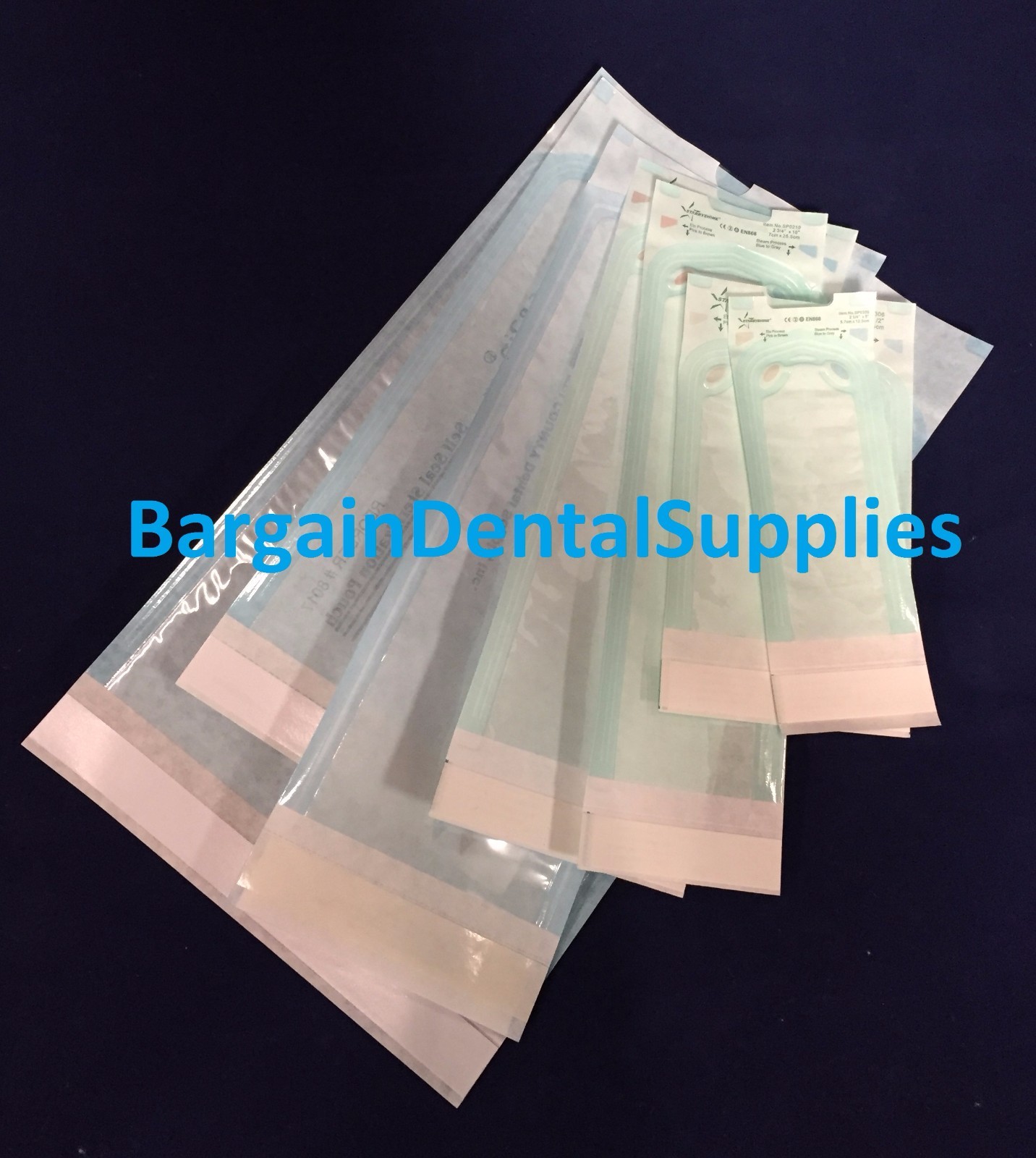 6400 Pcs Self-Sealing Sterilization Pouch QUATRO indicators 3.5″x 6.5″