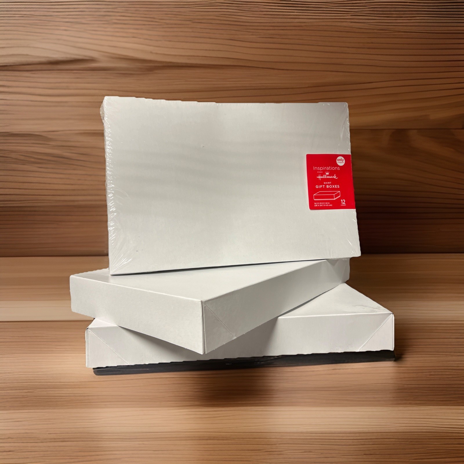 12-Pack White Box for Products and Gifts 14×9.5×1.8 By Hallmark