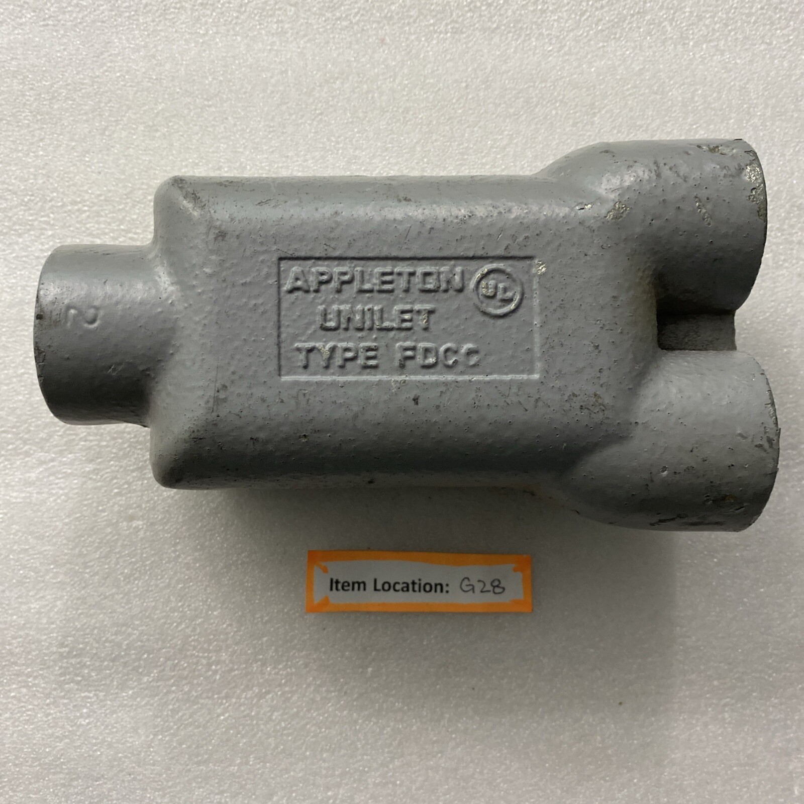 APPLETON UNILET FDCC 3/4″ MALLEABLE IRON CAST DEVICE BOX