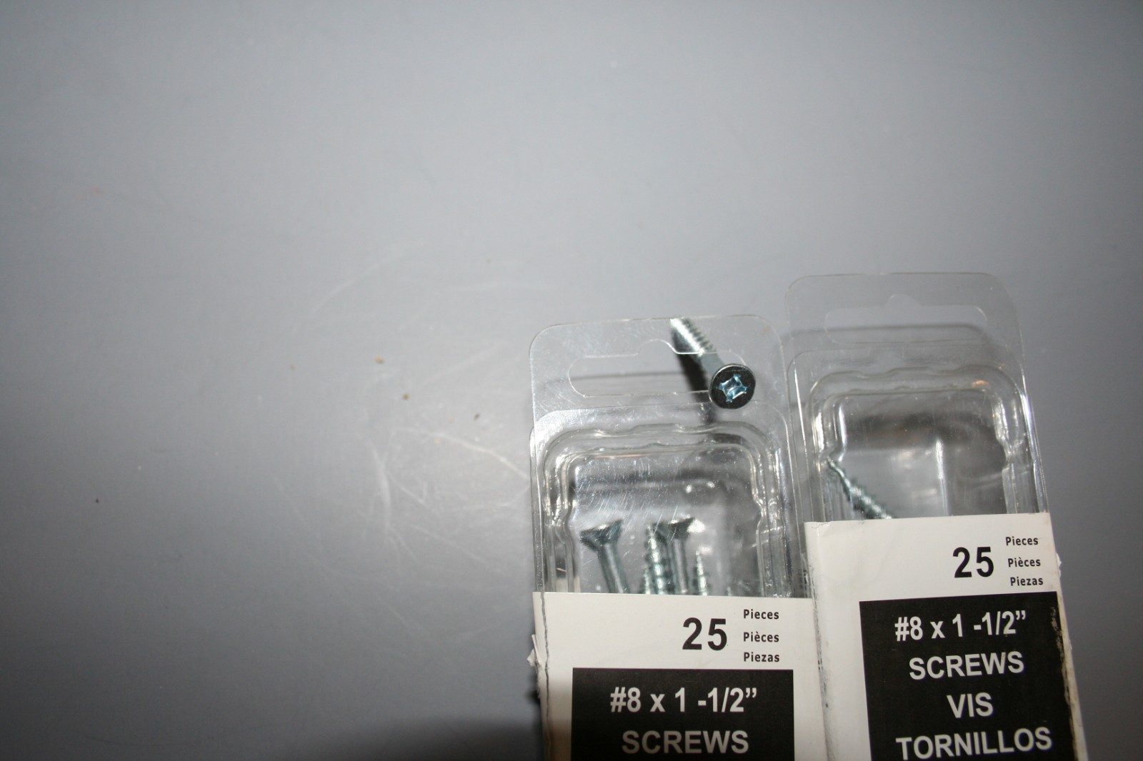 50 TOTAL #8 SCREWS AMERIMAX L0615 EURAMAX 1-1/2″ ZINC PLATED SLOTTED PHILLIPS