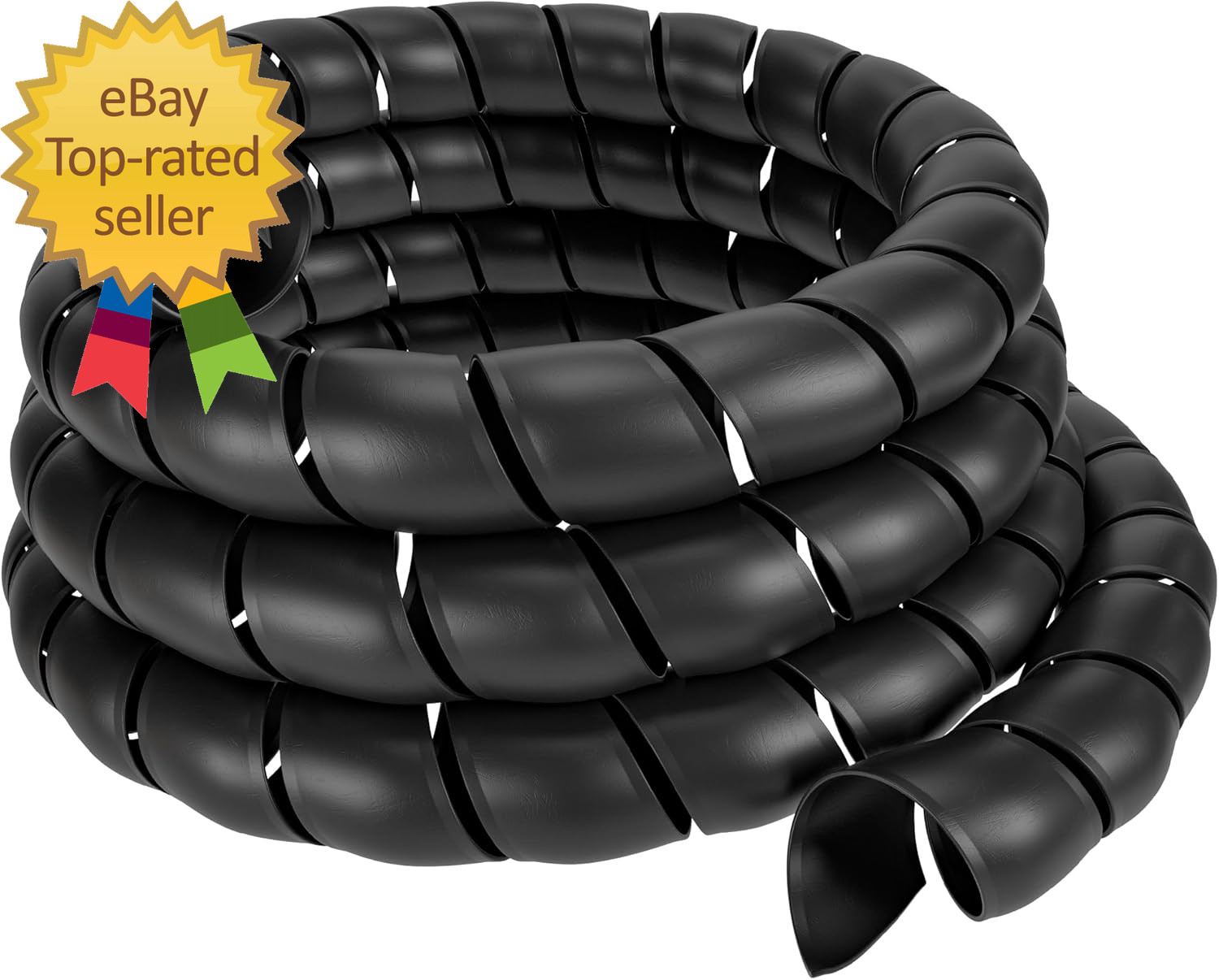 Hydraulic Hose Protector 2″ OD X 10′ Length Spiral Wrap Easy to use and Carry