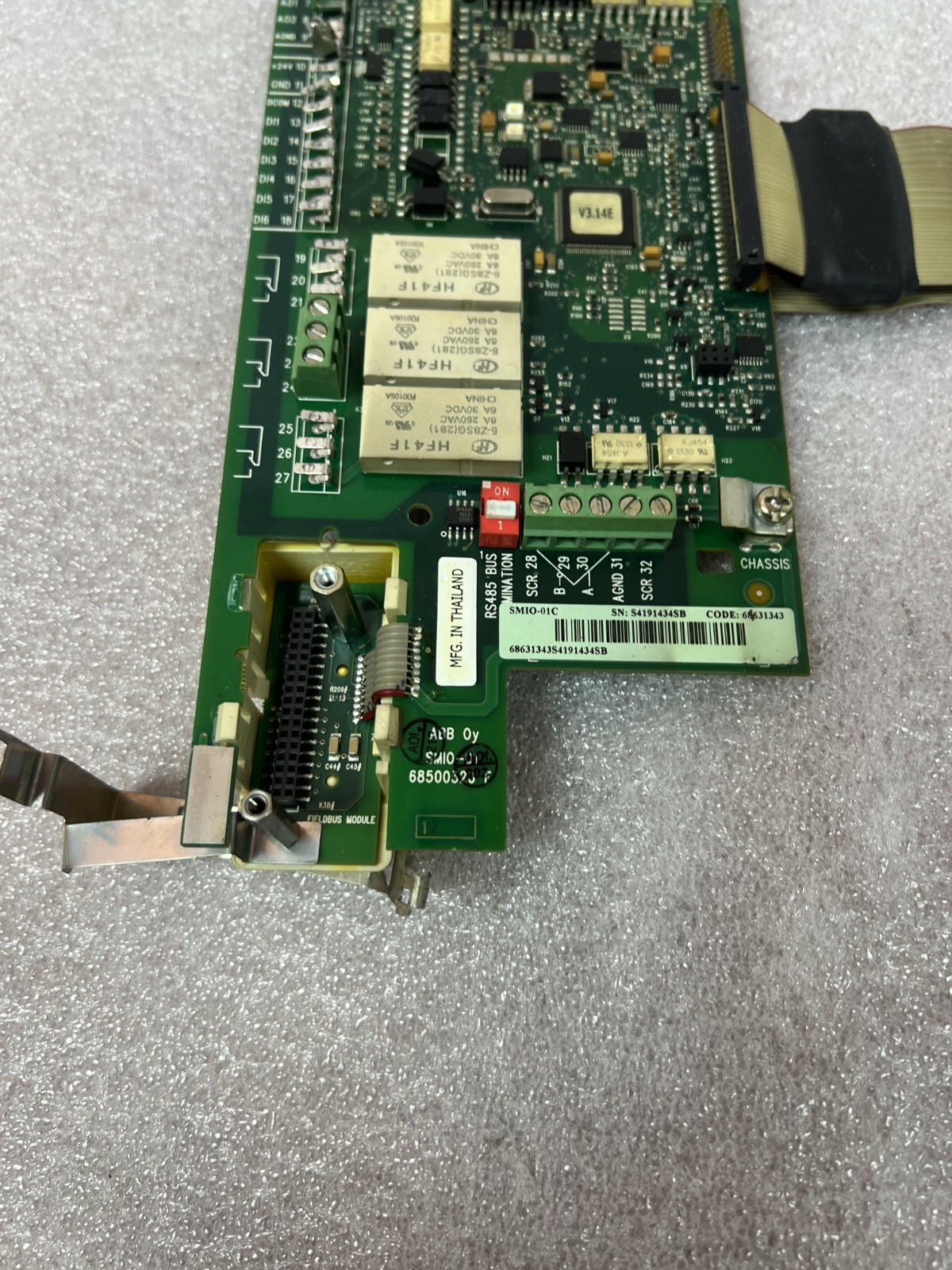 ABB SMIO-01C ACS550 Control Board 68500320 G