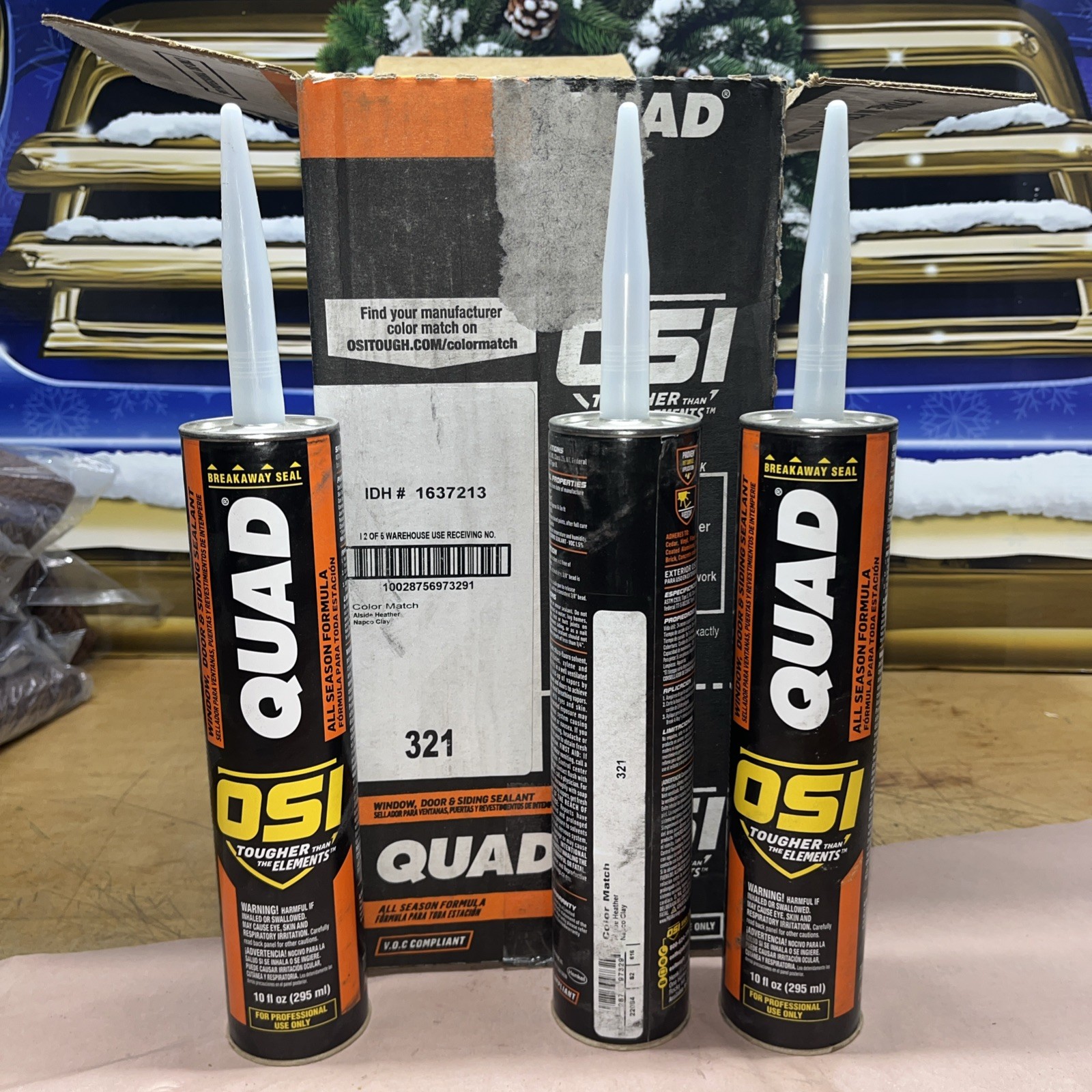 3 Pack OSI Quad 321 Heather/Clay