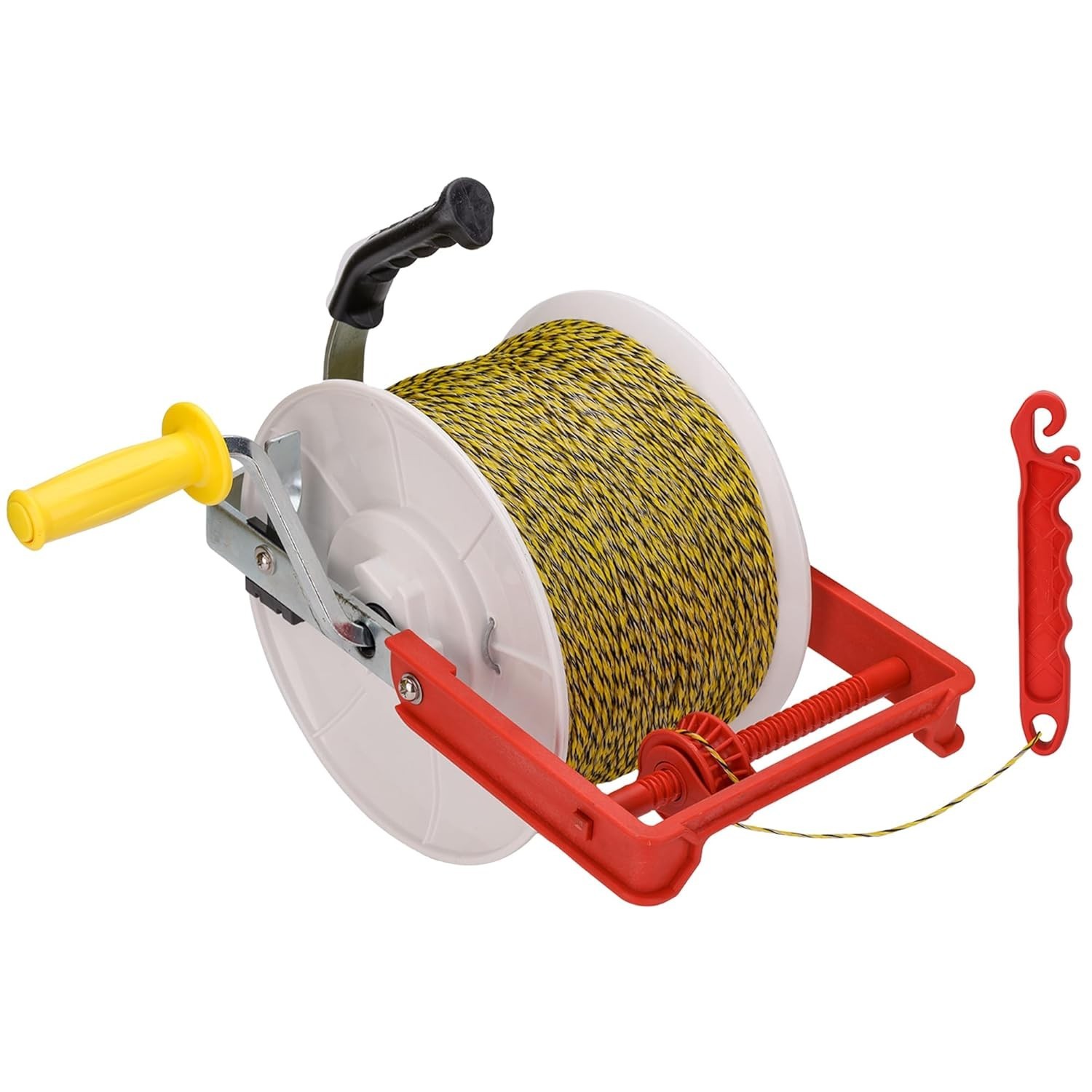 3:1 Geared Electric Fencing Reel Electric Fence Wire Reel with Auxiliary Wind…