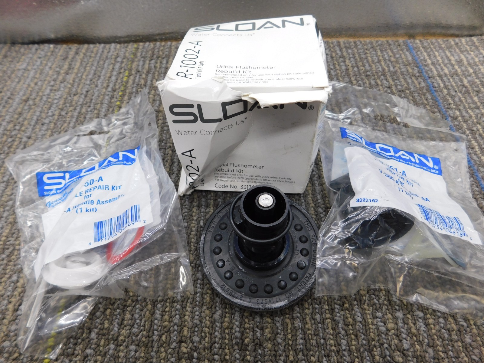 Sloan R-1002-A 3317002 1.5 GPF Urinal Master Rebuild Kit