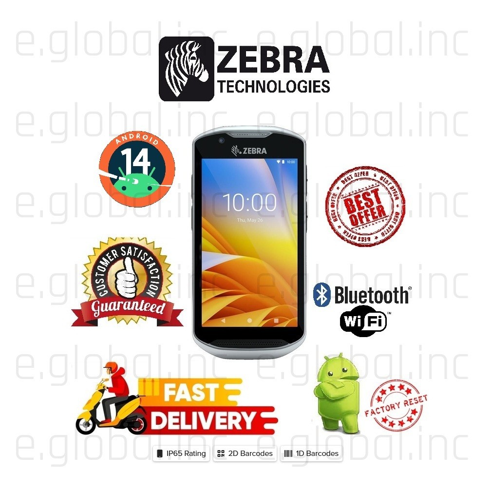 Zebra TC57HO-1PEZU4P-NA 4GB 32GB POS Barcode Scanner Android 14 (MANY AVAILABLE)