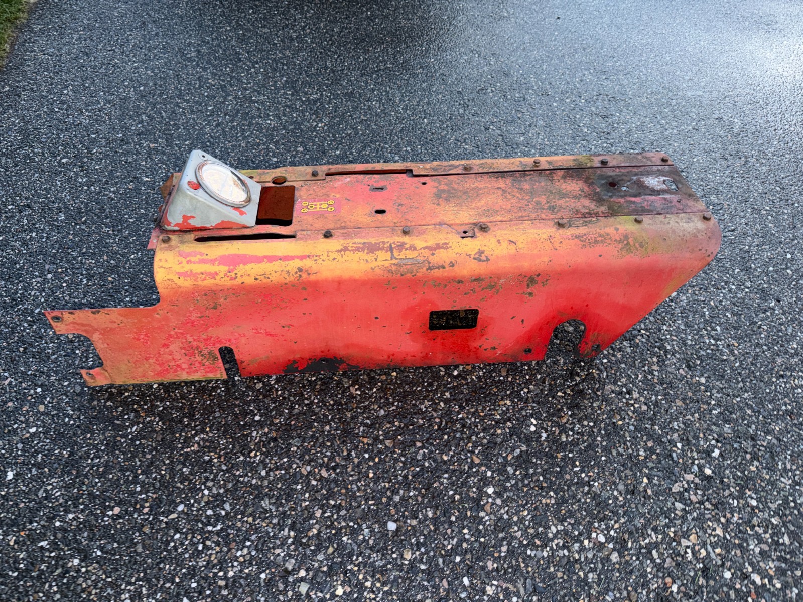 Massey Harris 333 444 Hydraulic Control Cover & Tachometer