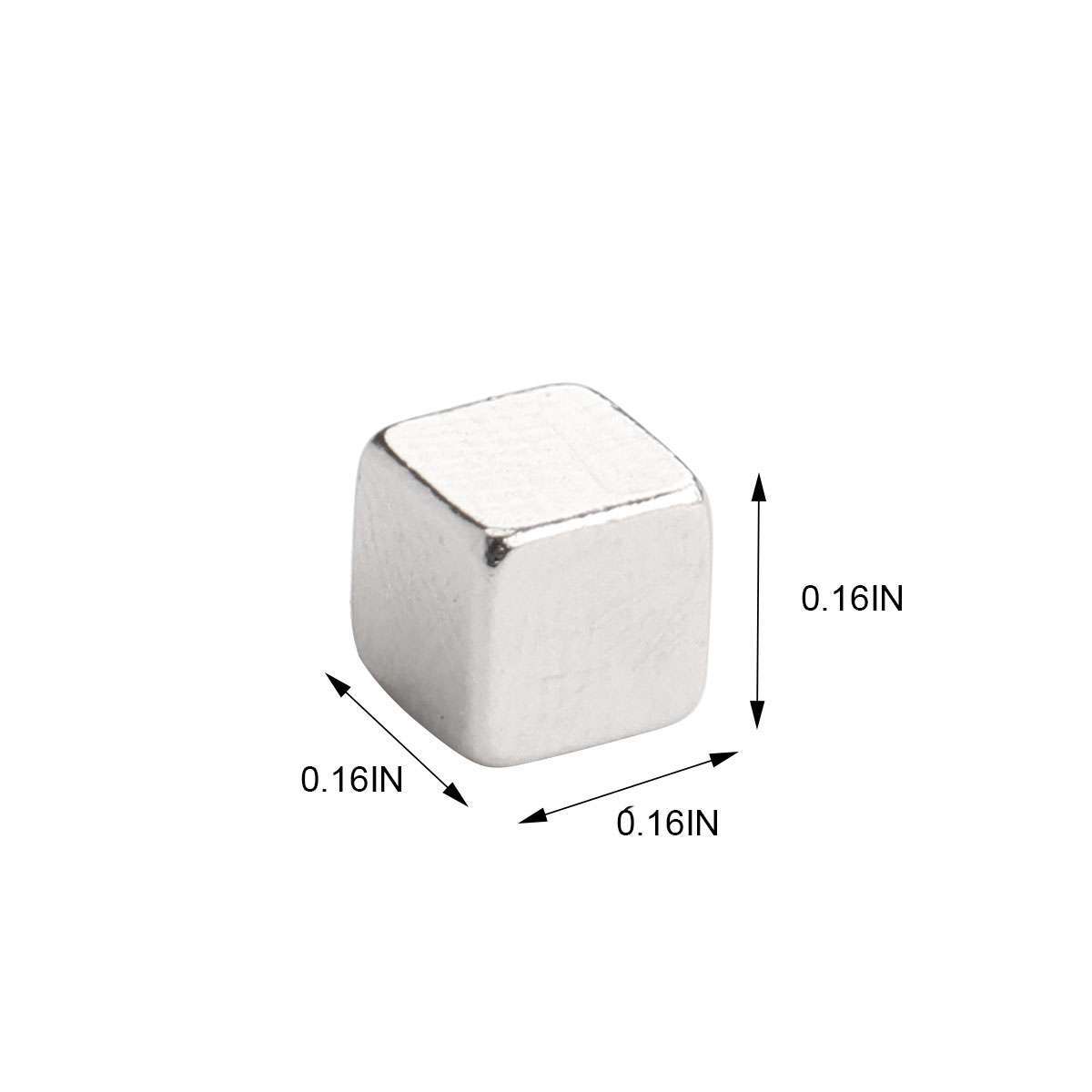 20~500Pcs 4x4x4mm N38 Square Rare Earth Neodymium Fasteners Craft Cube Magnets
