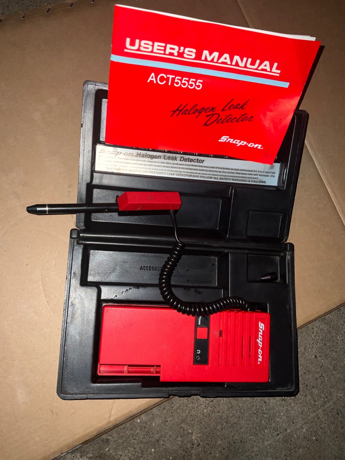 Snap-On ACT5555 Halogen Leak Detector Kit